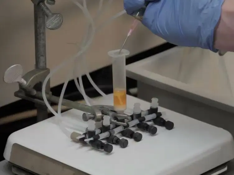 Solid Phase Synthesis of a Functionalized Bis-Peptide Using "Safety Catch" Methodology