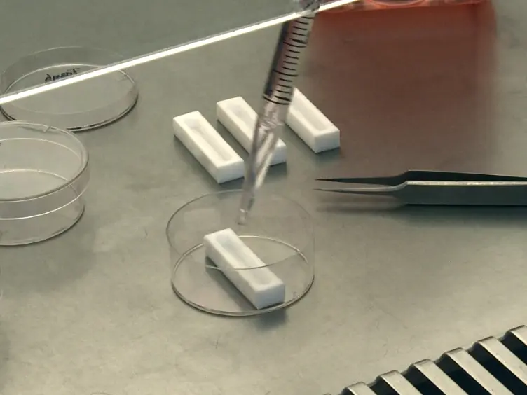 Optimizing Attachment of Human Mesenchymal Stem Cells on Poly(ε-caprolactone) Electrospun Yarns