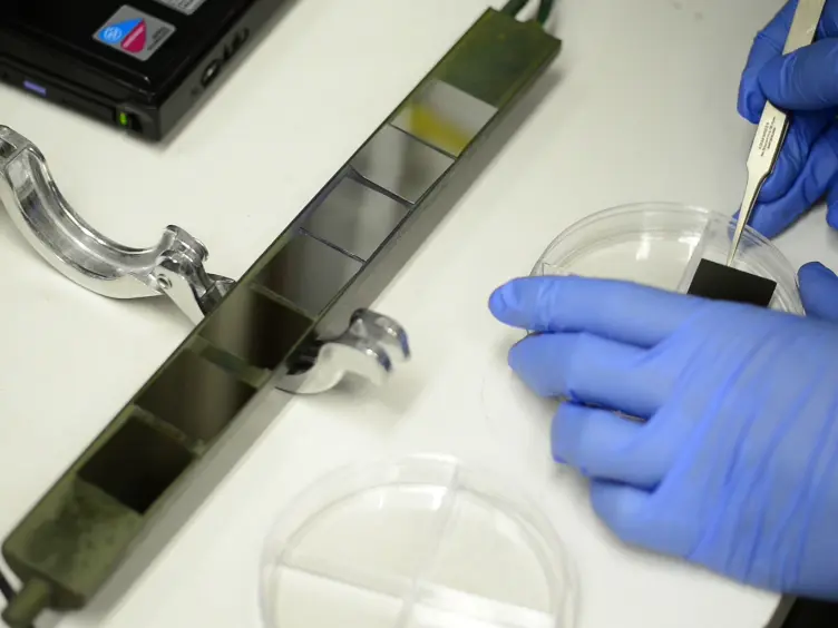 Making Record-efficiency SnS Solar Cells by Thermal Evaporation and Atomic Layer Deposition