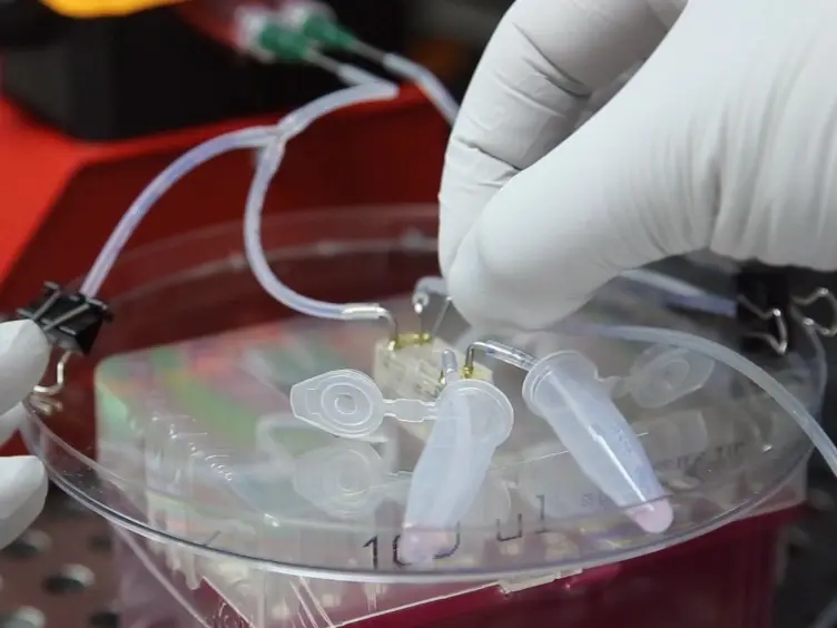 Co-culture of Living Microbiome with Microengineered Human Intestinal Villi in a Gut-on-a-Chip Microfluidic Device