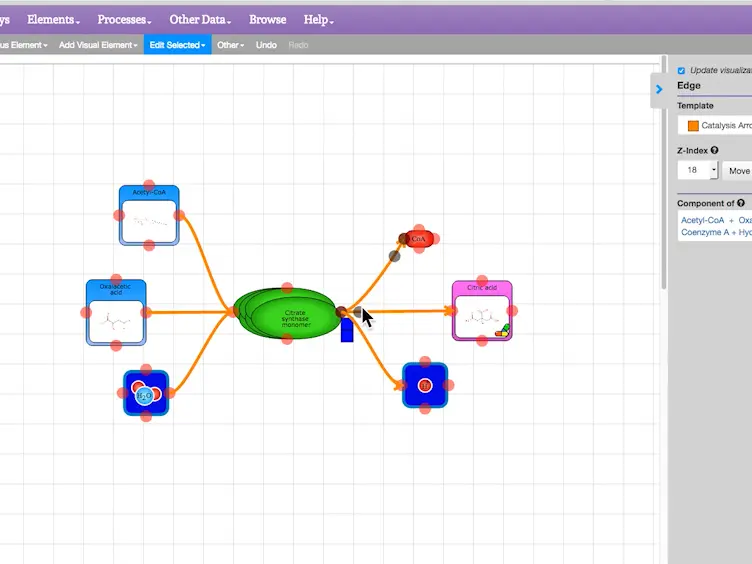 A Web Tool for Generating High Quality Machine-readable Biological Pathways