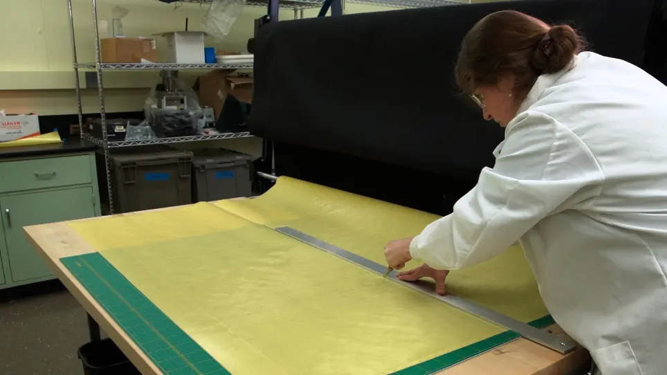 Cutting Procedures, Tensile Testing, and Ageing of Flexible Unidirectional Composite Laminates