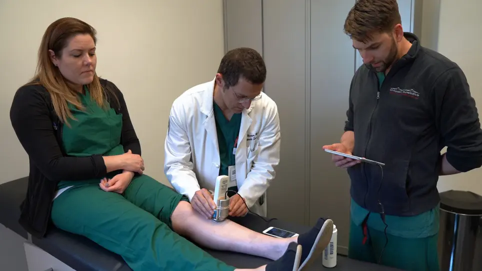 A Novel Non-invasive Method for the Detection of Elevated Intra-compartmental Pressures of the Leg
