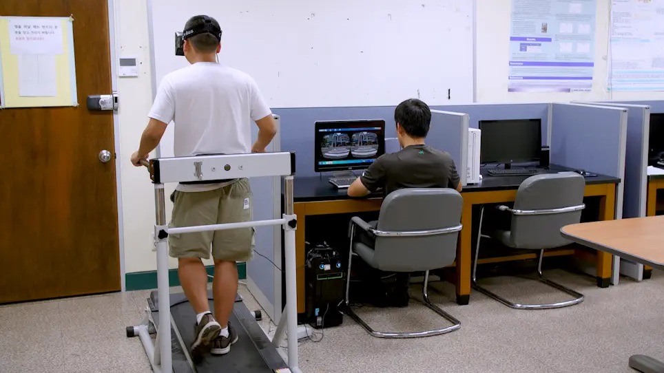 Using a Virtual Reality Walking Simulator to Investigate Pedestrian Behavior