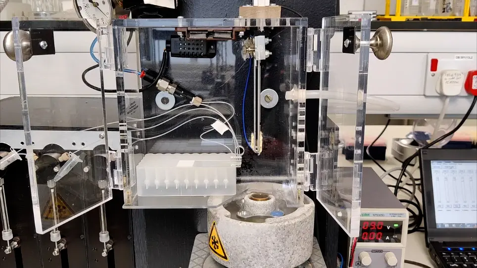 Fast Grid Preparation for Time-Resolved Cryo-Electron Microscopy