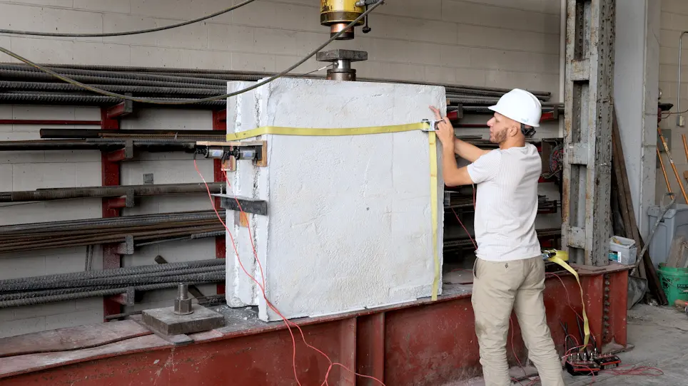 Determination of the Mechanical Properties of Flexible Connectors for Use in Insulated Concrete Wall Panels