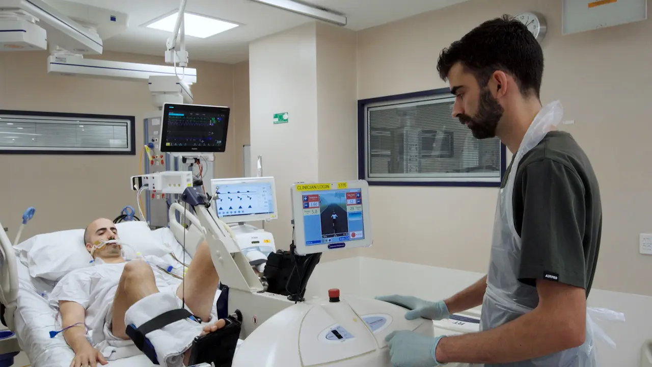 Implementing In-bed Cycle Ergometry for Mechanically Ventilated Patients using the Rehabilitation Treatment Specification System