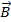 Magnetic field vector symbol (B) in electromagnetic equations for physics research and education.
