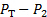 Pressure difference equation, PT - P2; represents static equilibrium in a fluid dynamics diagram.