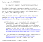 figure-results-4 SPSS syntax guide for log transformation, illustrating data preprocessing steps in statistical analysis.