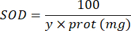 figure-protocol-4 SOD calculation formula; equation for enzyme activity; biochemistry analysis; formula diagram.