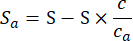 Static equilibrium equation; diagram; formula for concentration calculations in chemical analysis.