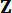 Uncertainty principle symbol \(Z\); relates to quantum mechanics in diagrams or equations.