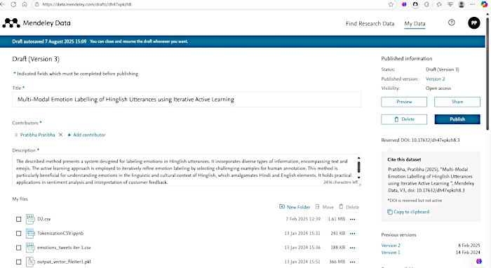 Experiment setup for multimodal emotion labeling using active learning; linguistic data files displayed.