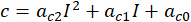 Polynomial equation, static equilibrium formula, quadratic representation.