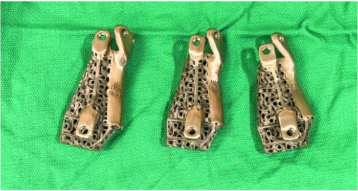 figure-results-7 3D printed metal parts, porous lattice structure, additive manufacturing, engineering components.