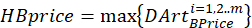 figure-protocol-3 Mathematical formula for computing maximum DArt prices for financial modeling analysis.