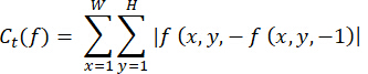 Temporal coherence equation, formula ΣΣ for image processing; mathematical concept diagram.