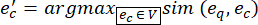 figure-protocol-16 Mathematical formula; argmax function for similarity measurement, equation symbol analysis.