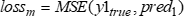 Static equilibrium, MSE formula, equation, educational math, research analysis, prediction error calculation.