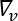 Nabla operator with subscript v; symbol for vector analysis, mathematical equation.