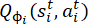 Q-learning formula, reinforcement learning method, symbolic representation for educational research.