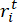 Mathematical symbol for static equilibrium equation r sub i superscript t, used in mechanics diagrams.