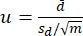 statistical analysis formula; equation for calculating uncertainty; division of variables