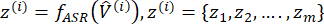 Mathematical formula for set Z in symbolic analysis, showcasing ASR function and data variables.