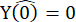 Y(0)=0 formula used in static equilibrium analysis; essential in mechanical diagrams.