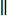 Chromatography result in column, separation of pigments, showing distinct color bands.