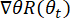 Gradient descent, ∇θR(θt), equation; optimization method, algorithm, function minimization.