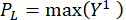 PL=max(Y^1) equation, statistical analysis, data modeling, mathematical optimization method