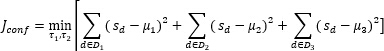 Static equilibrium formula, Σ(sd−μ)^2 equation, mathematical optimization, research diagram.