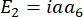 Equilibrium formula, \(E_2 = iaa_6\), mathematics, equation, science educational content