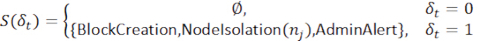 Set theory expression; equations illustrating system states; critical for mathematical analysis.